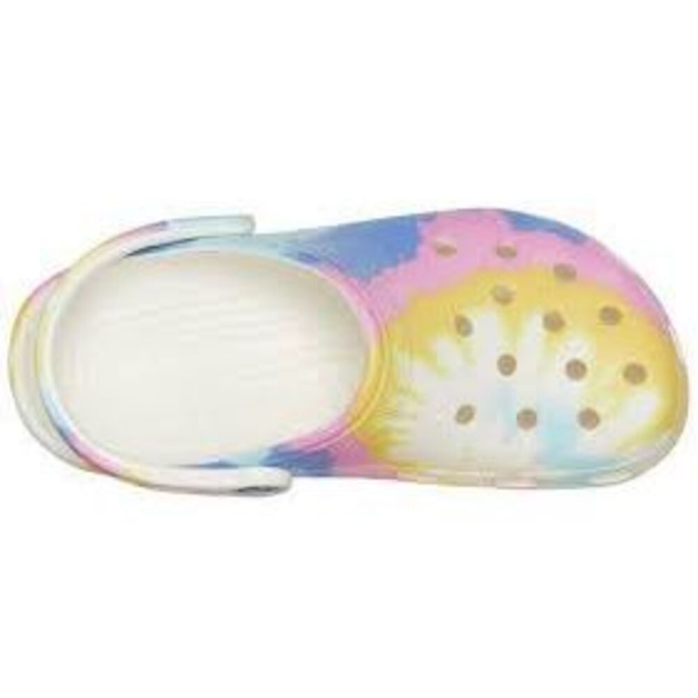 Crocs Classic Tie-Dye Graphic Clogs Sz 9 Waterproof